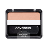 Covergirl Cheekers Blush compact with a peach shade and included brush.