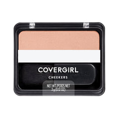 Covergirl Cheekers Blush compact with a peach shade and included brush.