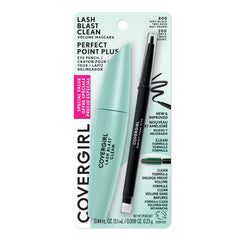 CoverGirl Lash Blast Clean mascara and Perfect Point Plus eye pencil duo pack in 800 Very Black