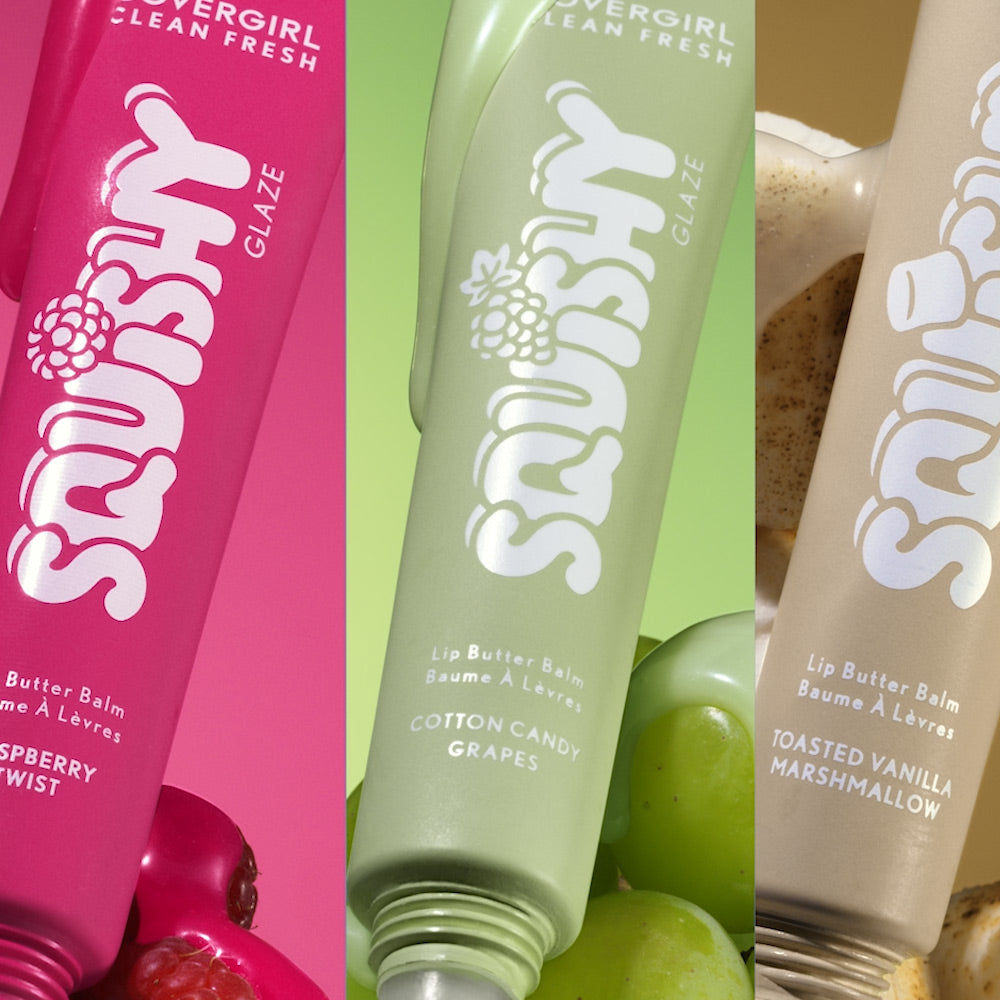 Covergirl Clean Fresh Squishy Glaze collection.
