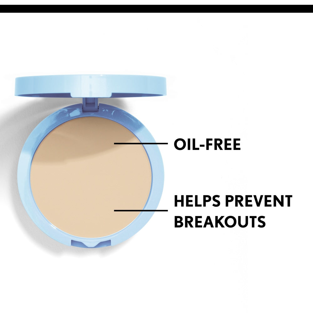 Clean Matte Pressed Powder in 510 Classic Ivory with oil-free formula and helps prevent breakouts.