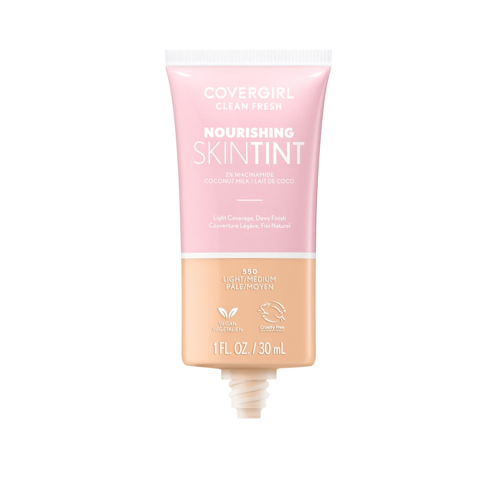 CoverGirl Clean Fresh Nourishing Skin Tint in 550 Light/Medium without the cap