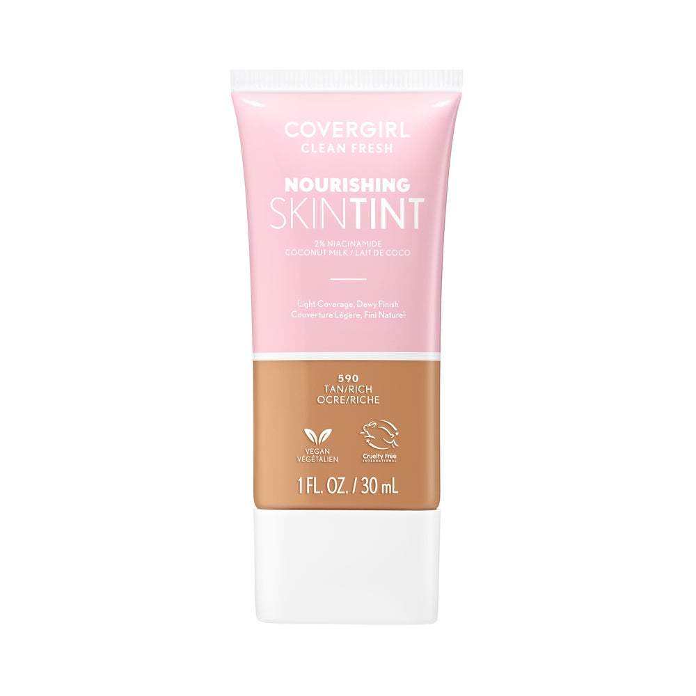 CoverGirl Clean Fresh Nourishing Skin Tint in 590 Tan/Rich