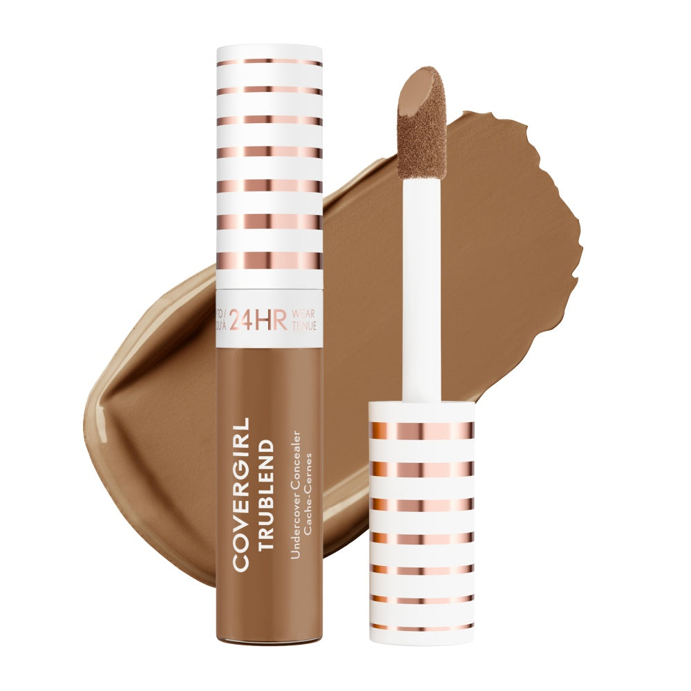Covergirl TruBlend Undercover Full Coverage Concealer in D100 Golden Caramel with open cover