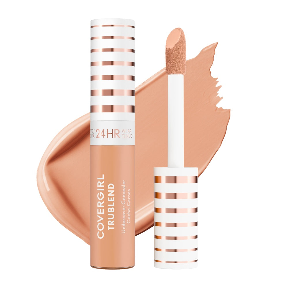 CoverGirl TruBlend Undercover Full Coverage Concealer in M400 Warm Nude with open cover
