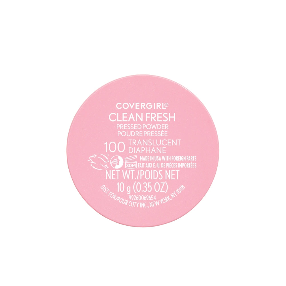 CoverGirl Clean Fresh Pressed Powder in 100 Translucent