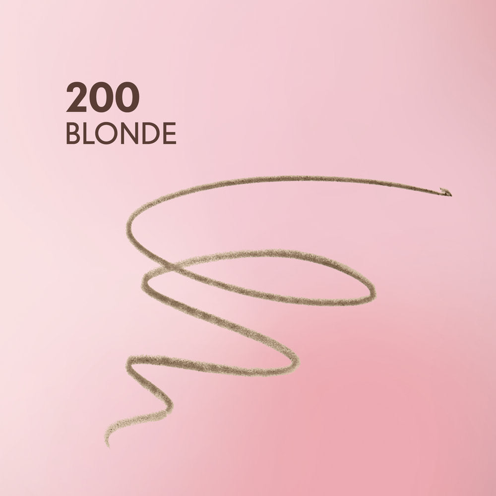 Clean Fresh Brow Liner 1MM Nano Pencil in 200 Blonde swatch