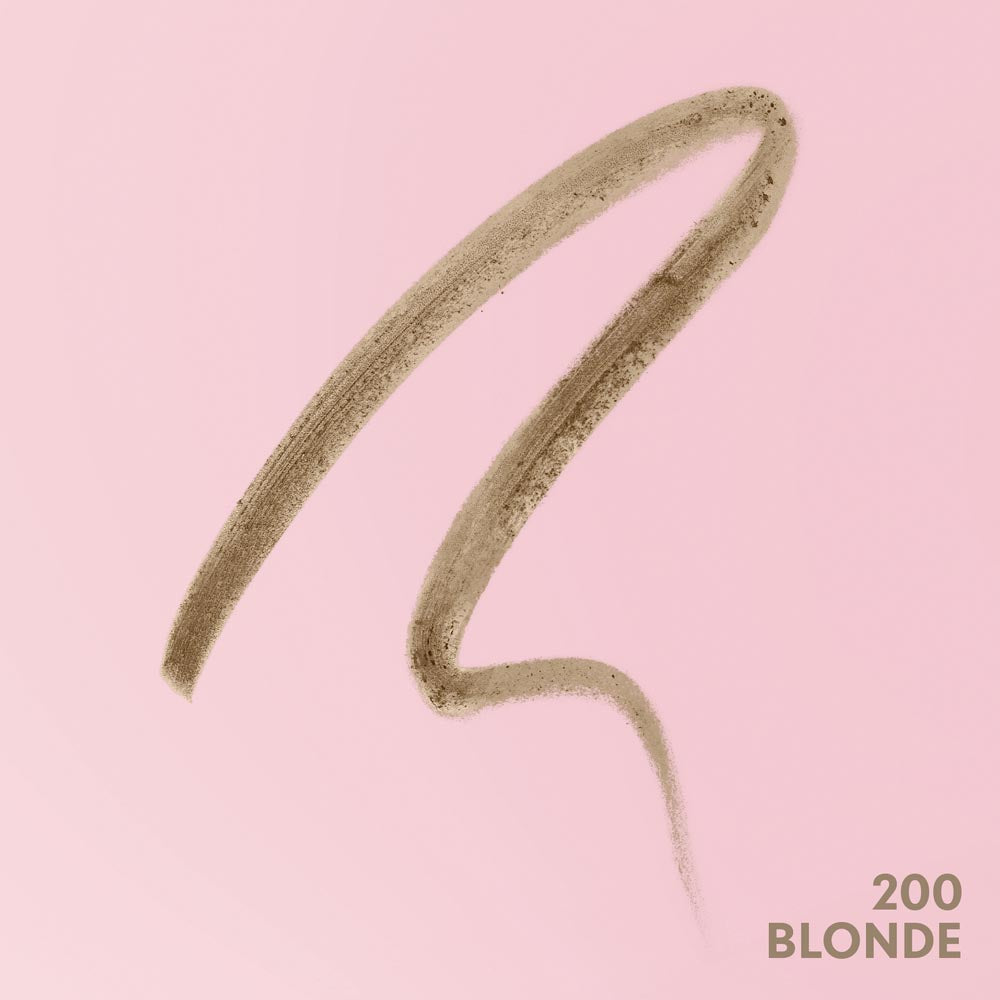 Clean Fresh Brow Volumizer Fiber Powder Pencil in 200 Blonde swatch