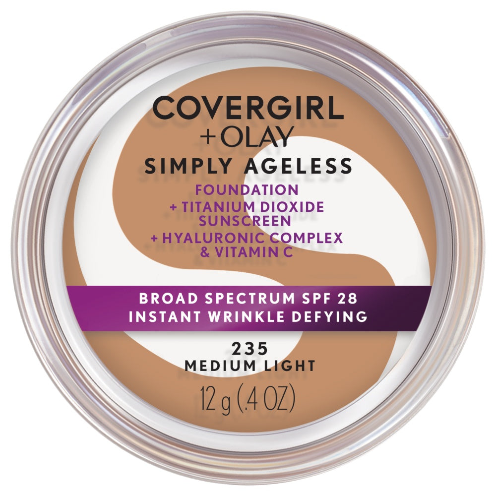 Covergirl Simply Ageless Instant Wrinkle Defying Foundation in Medium Light