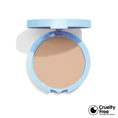 Open CoverGirl Clean Matte Pressed Powder Buff Beige 525