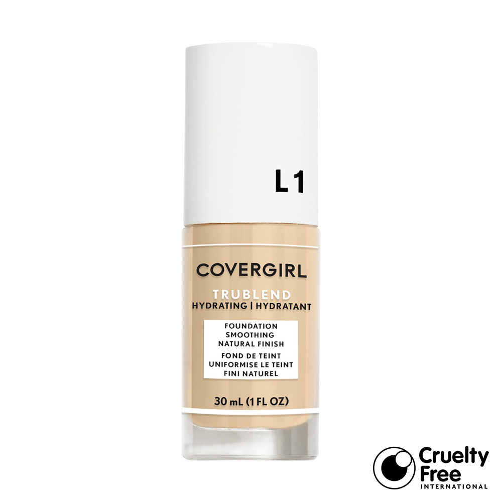 CoverGirl Simply Ageless liquid foundation bottle with white pump