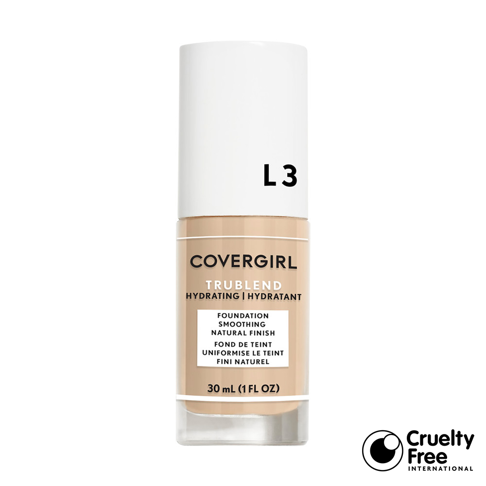 CoverGirl Simply Ageless liquid foundation bottle with white pump