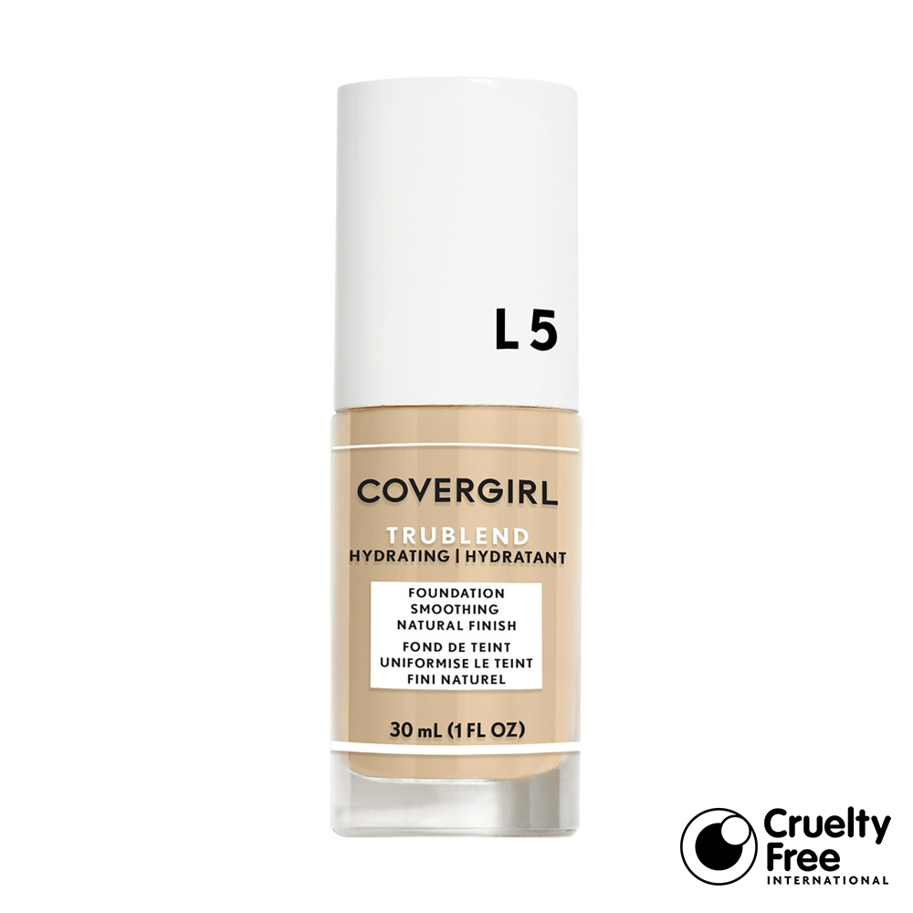 CoverGirl Simply Ageless liquid foundation bottle with white pump