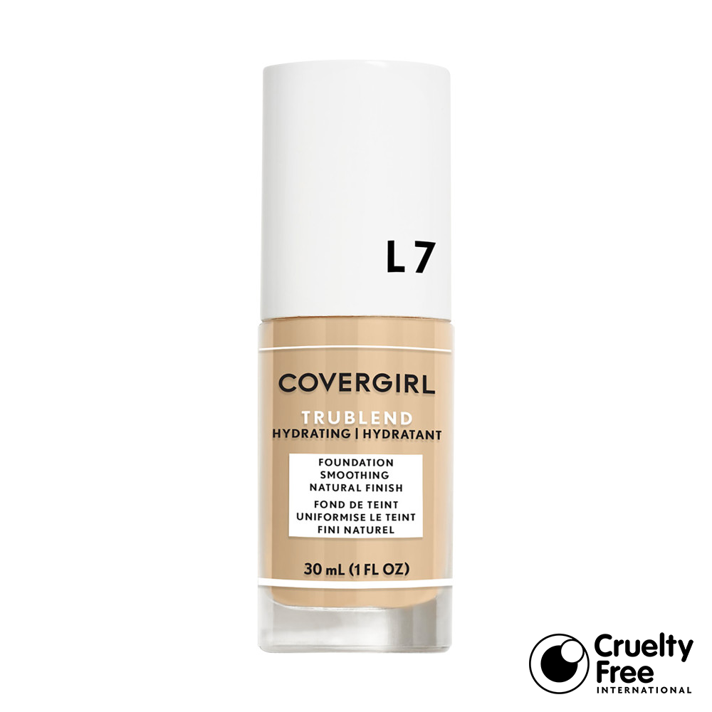 CoverGirl Simply Ageless liquid foundation bottle with white pump
