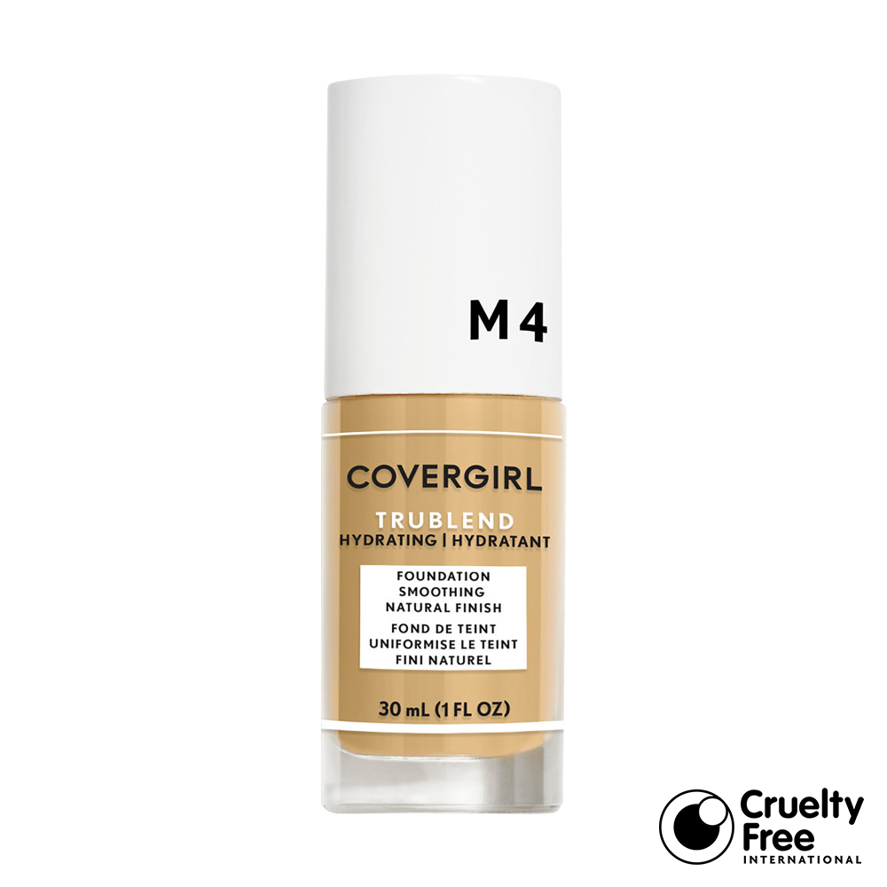 CoverGirl Simply Ageless liquid foundation bottle with white pump