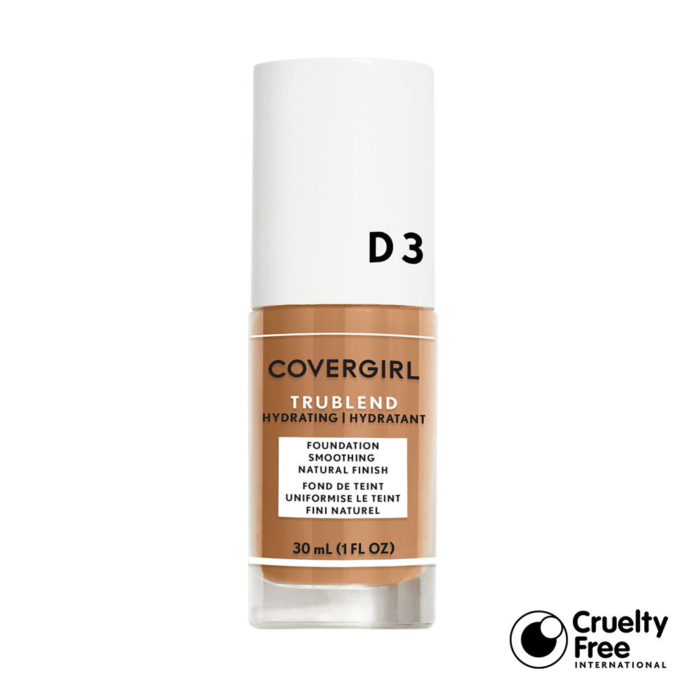 CoverGirl Simply Ageless liquid foundation bottle with white pump