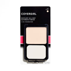 Back of CoverGirl Outlast All-Day Finish 3-in-1 Foundation Ivory 405 with barcode