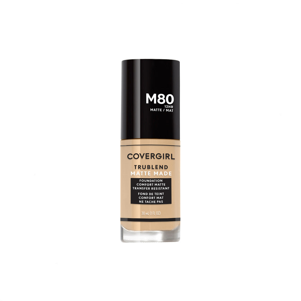CoverGirl TruBlend Matte Made Liquid Foundation in M80 Caramel Beige