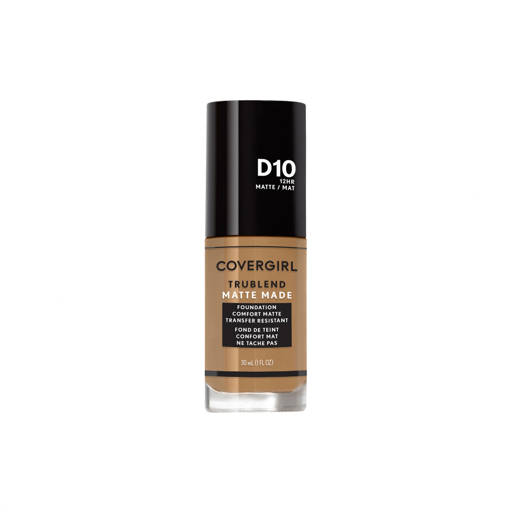 Covergirl TruBlend Matte Made Liquid Foundation in D10 - Golden Caramel