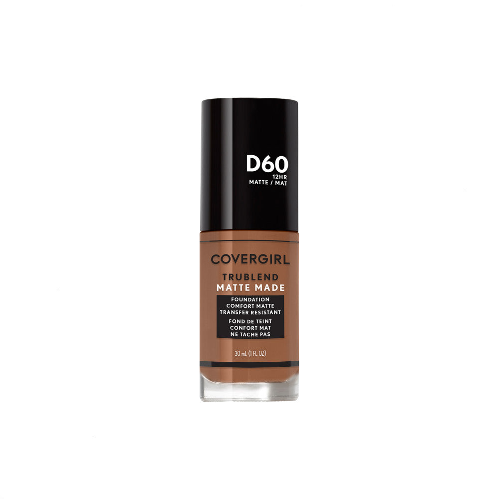 CoverGirl TruBlend Matte Made Liquid Foundation in D60 Toasted Almond