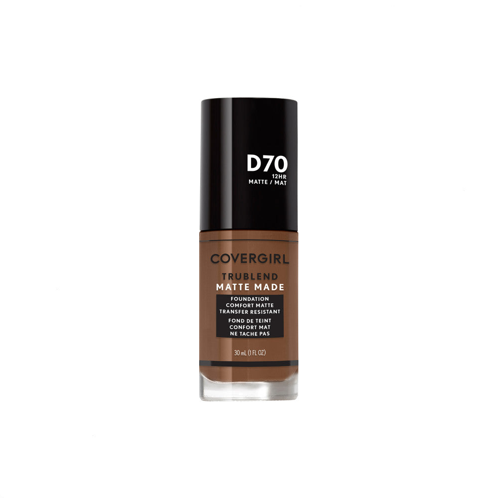 CoverGirl TruBlend Matte Made Liquid Foundation in D70 Cappuccino