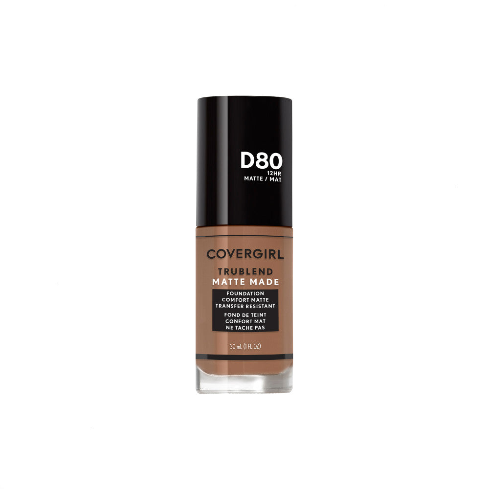 CoverGirl TruBlend Matte Made Liquid Foundation in D80 Soft Sable