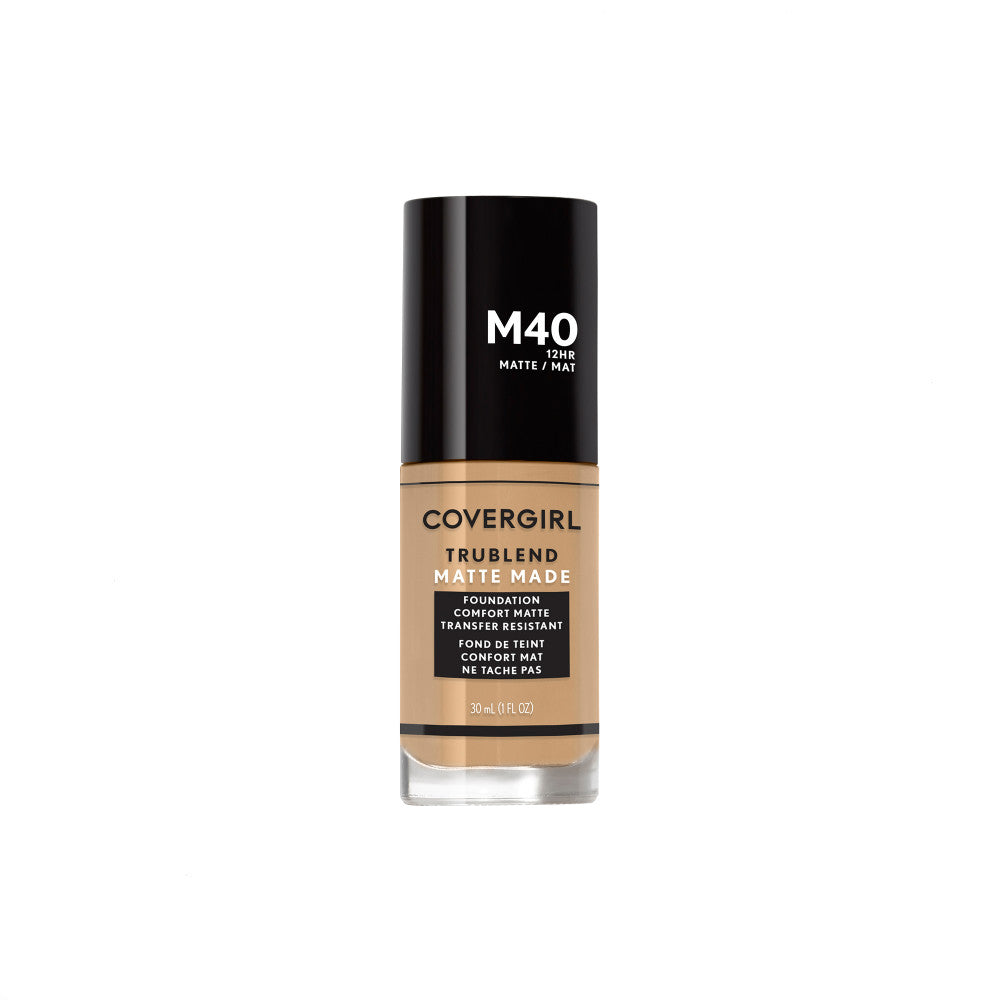 Covergirl TruBlend Matte Made Liquid Foundation in M40 Warm Nude