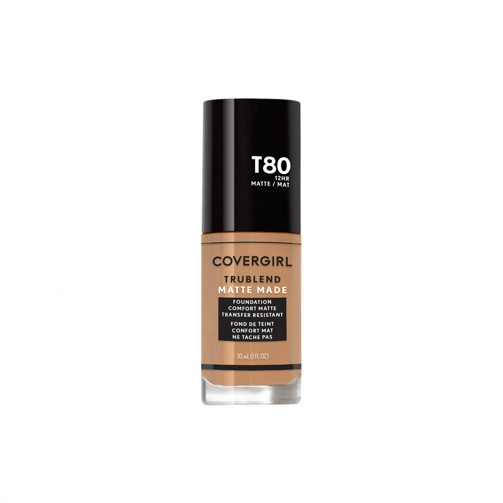 CoverGirl TruBlend Matte Made Liquid Foundation in T80 Toasted Caramel