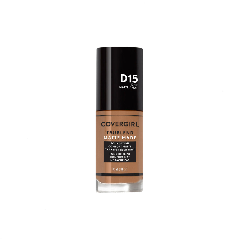 CoverGirl TruBlend Matte Made Liquid Foundation in D15 Warm Tawny