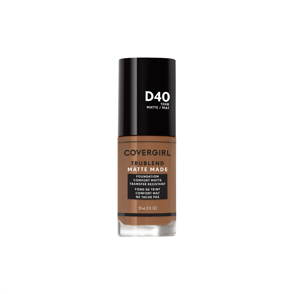 Covergirl TruBlend Matte Made Liquid Foundation in D40 Deep Bronze