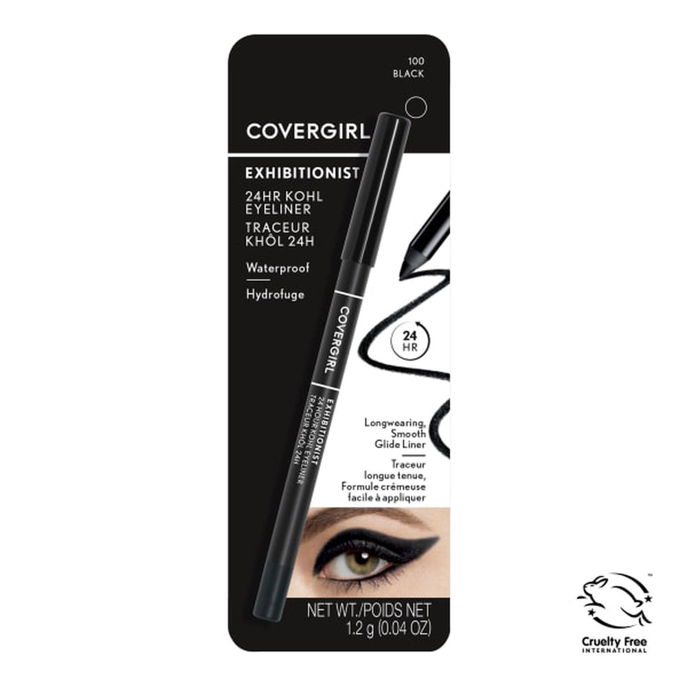 Covergirl 24HR Kohl Eyeliner in 100 Black with packaging