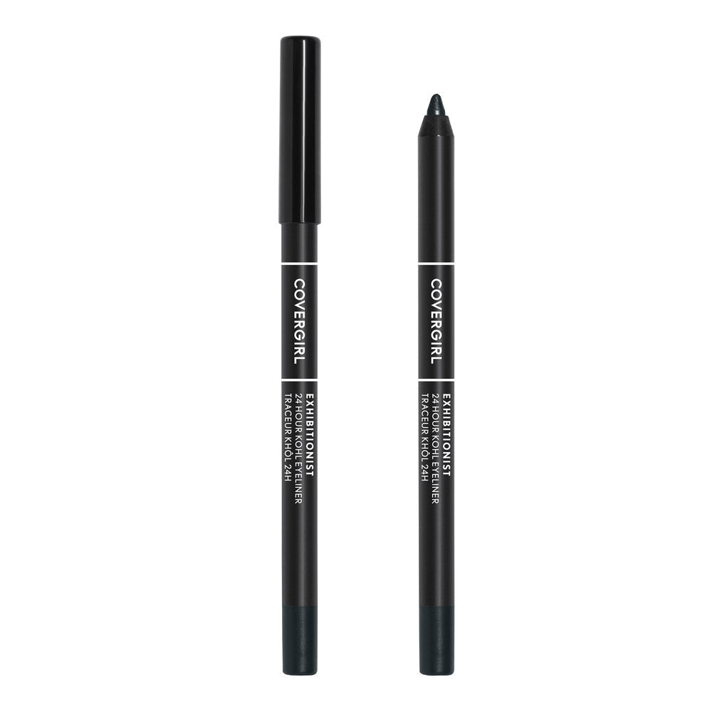 CoverGirl Exhibitionist 24-Hour Kohl Eyeliner in 100 Black with the lid open