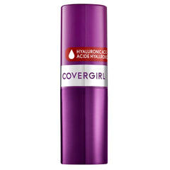 CoverGirl Simply Ageless Moisture Renew Core Lipstick with hyaluronic acid in a purple tube