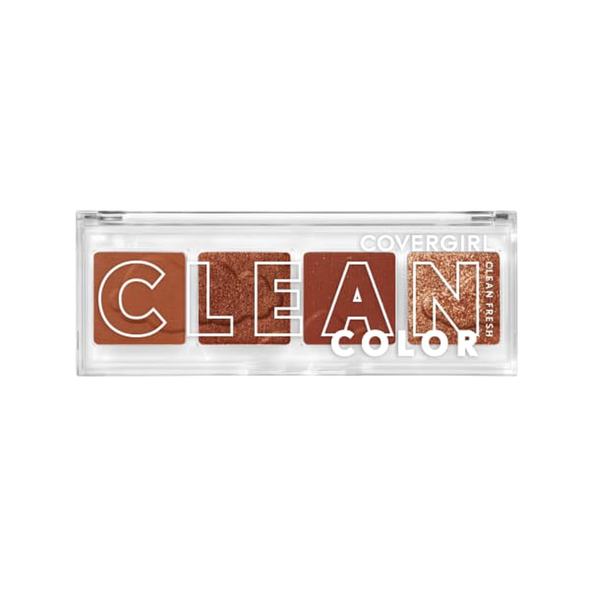 CLEAN FRESH CLEAN COLOR EYESHADOW palette with four shades