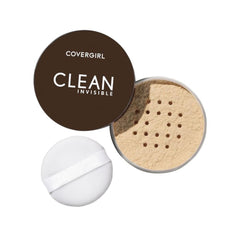 Covergirl Clean Invisible Loose Powder in 105 Translucent Fair open cover