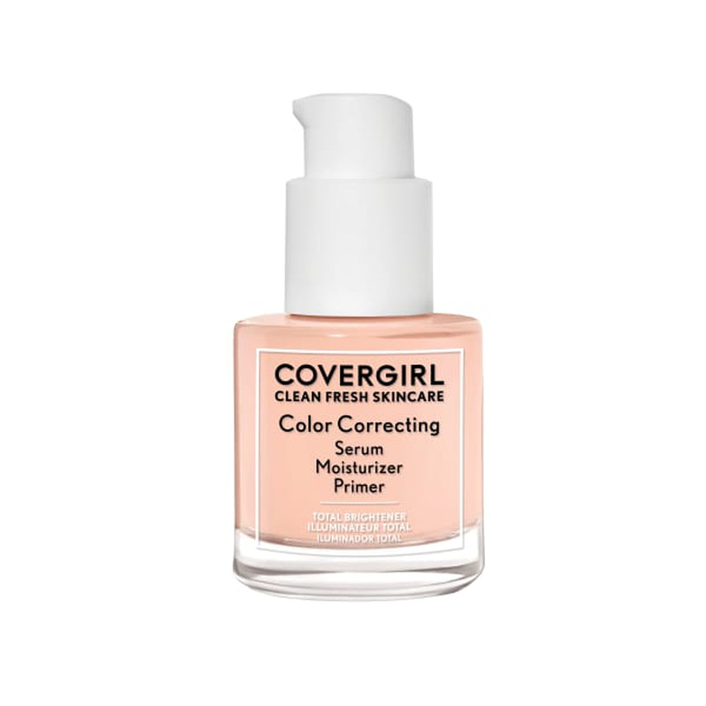 Covergirl Clean Fresh Skincare Color Correcting Serum Moisturizer Primer in shade 110 - Total Illuminator for light skin tones.