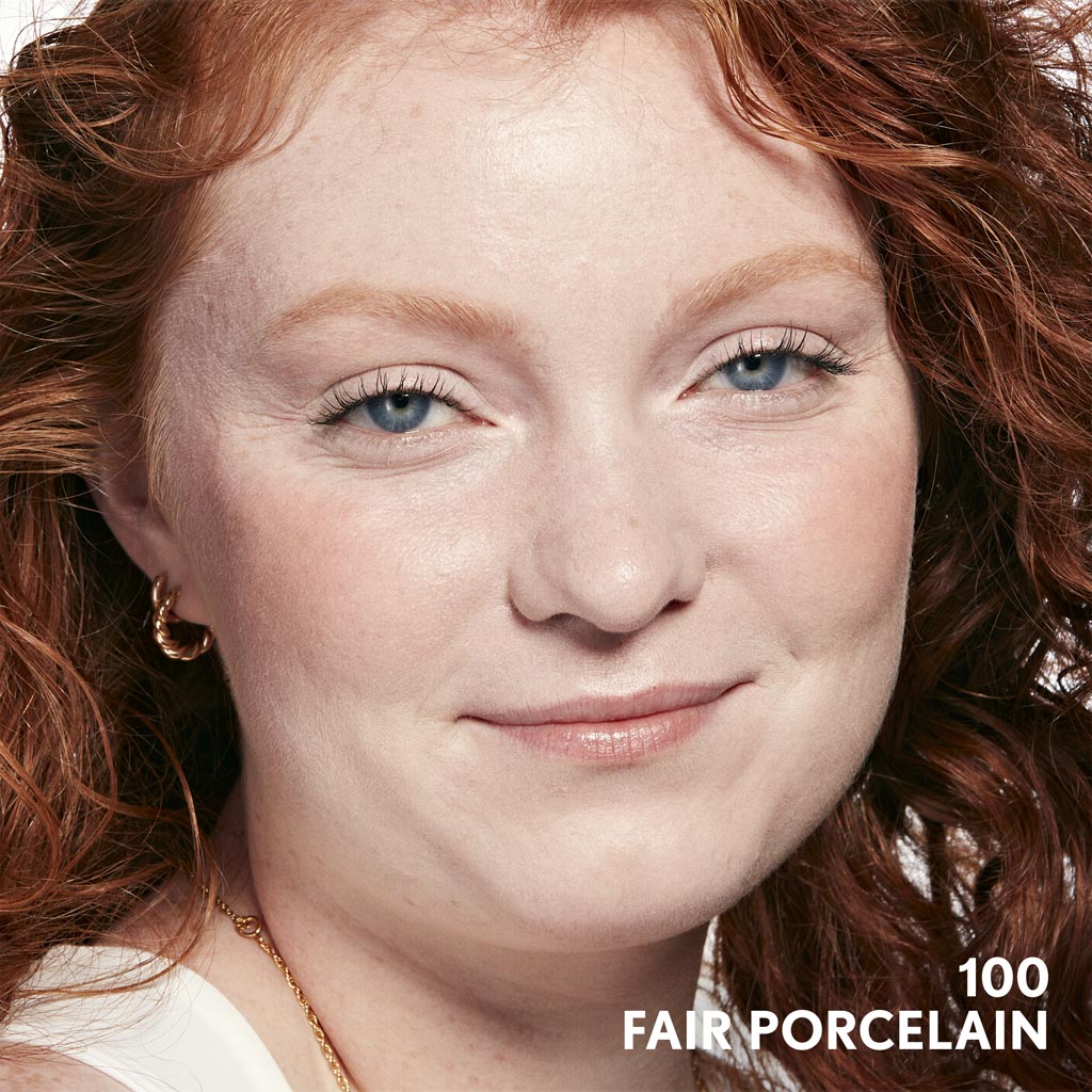 Model with Clean Invisible Foundation in Fair Porcelain shade.