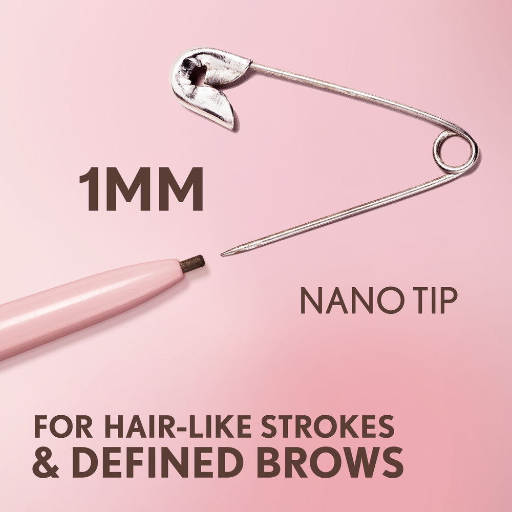 1mm nano tip for hair-like strokes and defined brows