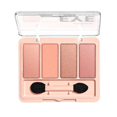 Eye Enhancer Eyeshadow Quad in 285 Bellini Spritz, featuring four shades of peach and pink.