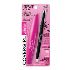CoverGirl Lash Blast Full Blast Bloom mascara and Perfect Point Plus eye pencil duo pack in 800 Very Black