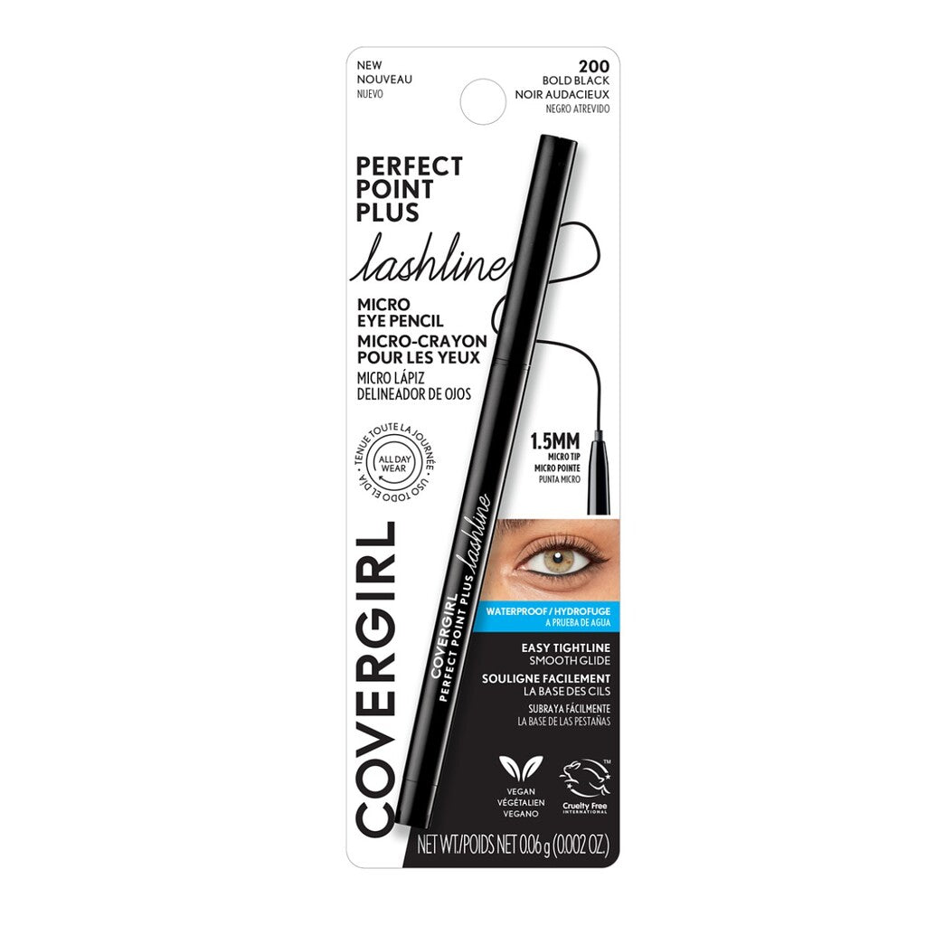 Perfect Point Plus Lashline Micro Eye Pencil in Bold Black with packaging