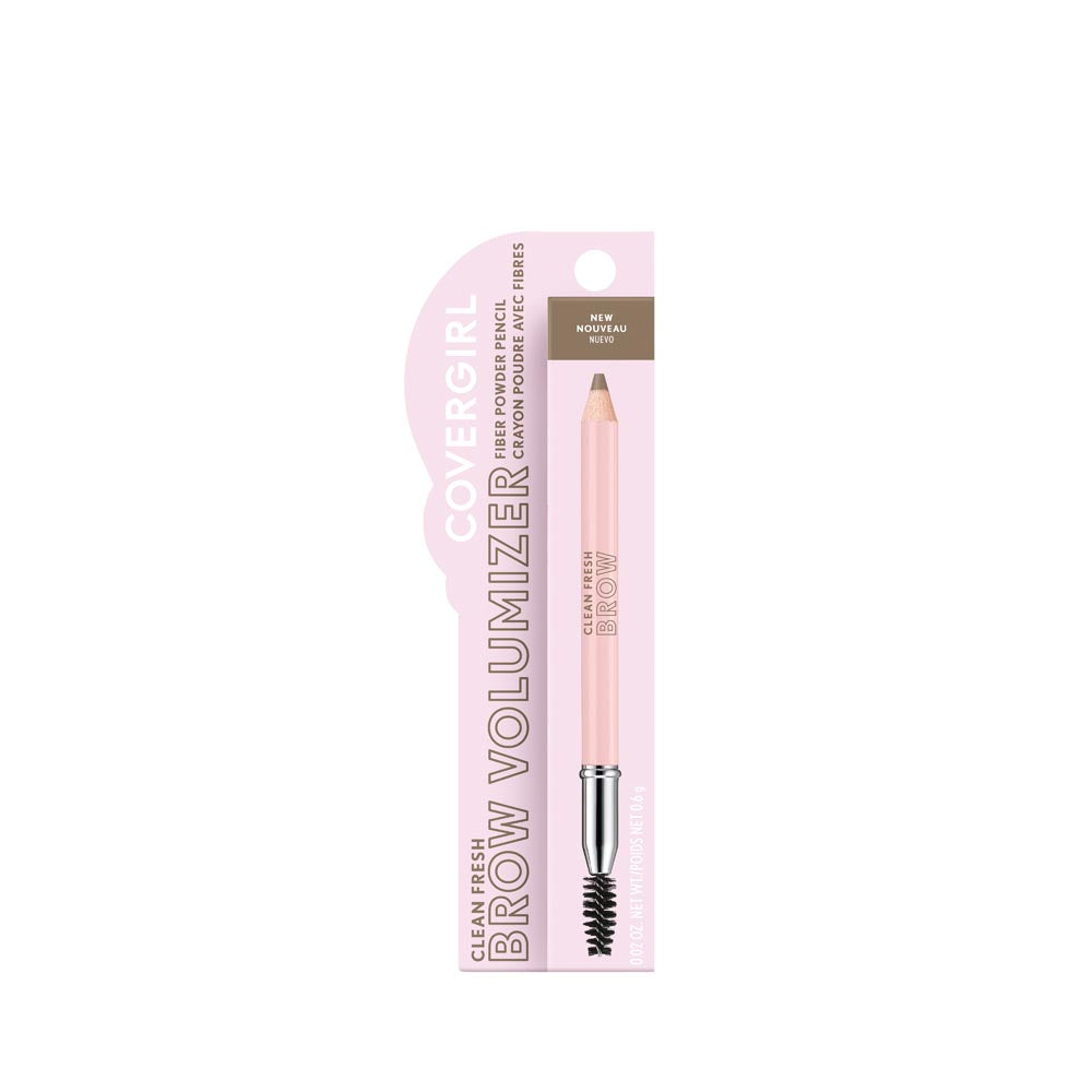 Covergirl Clean Fresh Brow Volumizer Fiber Powder Pencil in 200 Blonde with packaging