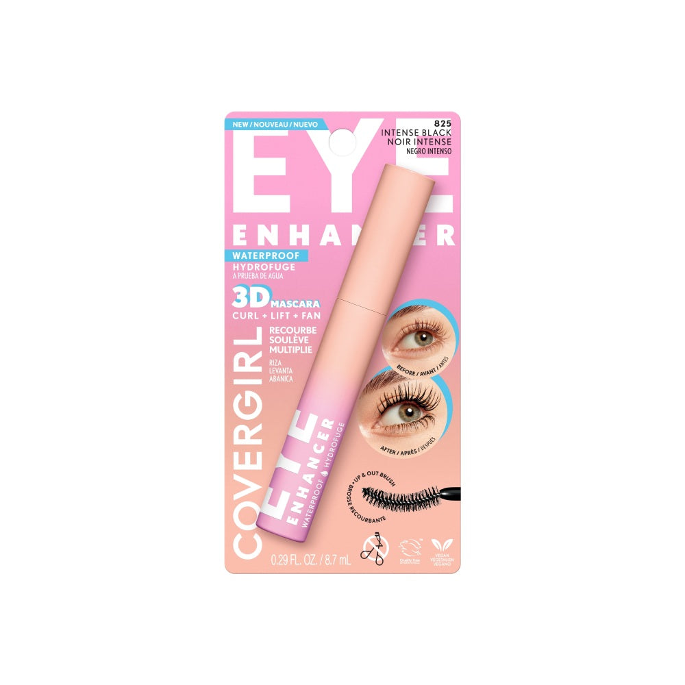 Covergirl Eye Enhancer 3D Waterproof Mascara in Intense Black with packaging