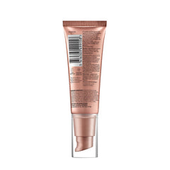 TruBlend Skin Enhancer Luminizer in 50 Gelly Opal Glow, back of the tube with product details.