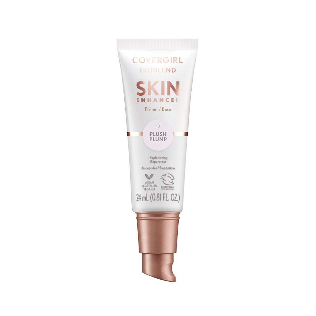 CoverGirl TruBlend Skin Enhancer Primer in 10 Plush Plump with cap off