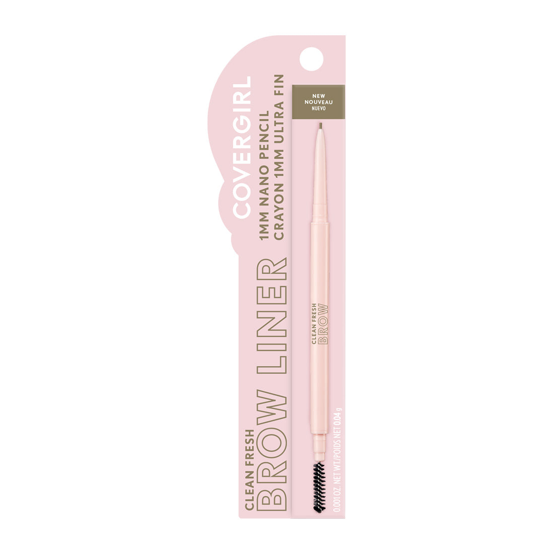 CoverGirl Clean Fresh Brow Liner 1MM Nano Pencil in 200 Blonde with packaging