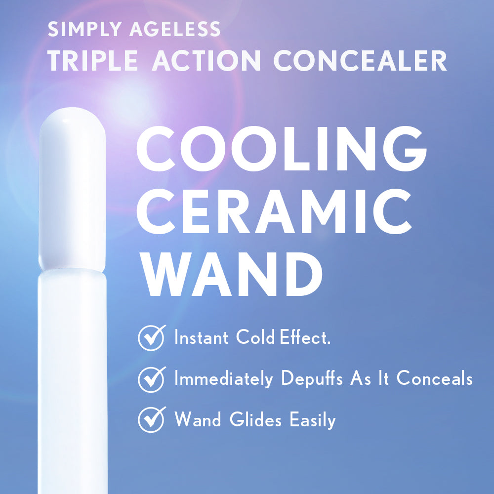 Cooling ceramic wand. Instant cold effect. Immediately depuffs as it conceals. Wand glides easily.
