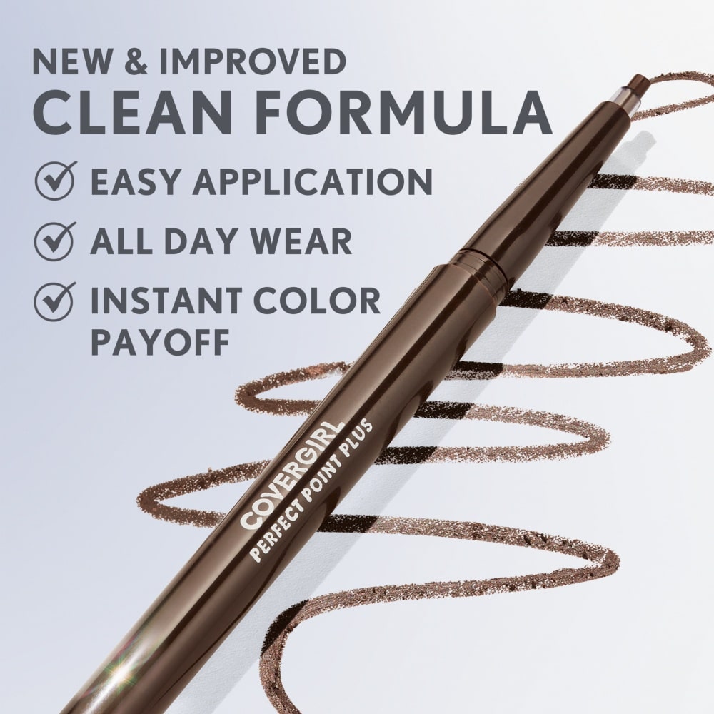 Covergirl Perfect Point Plus Eye Pencil with easy application and all-day wear.