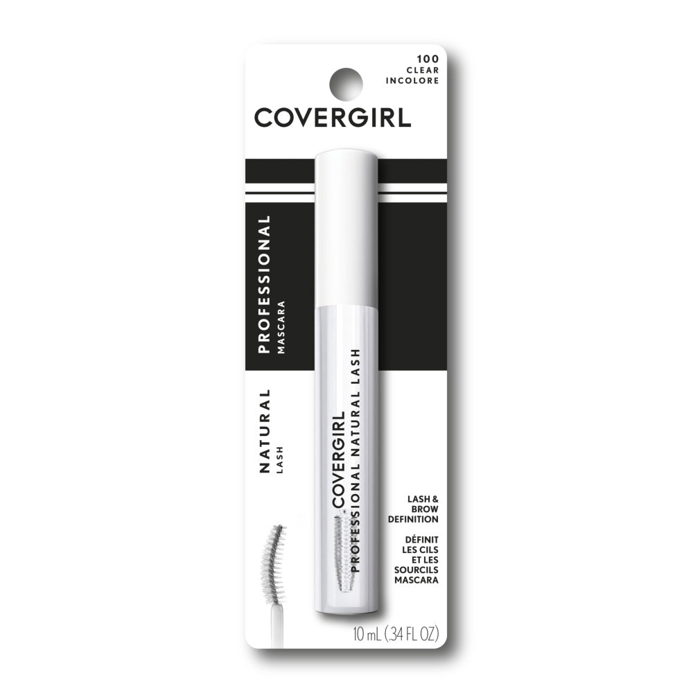 Covergirl Professional Natural Lash mascara in clear with packaging